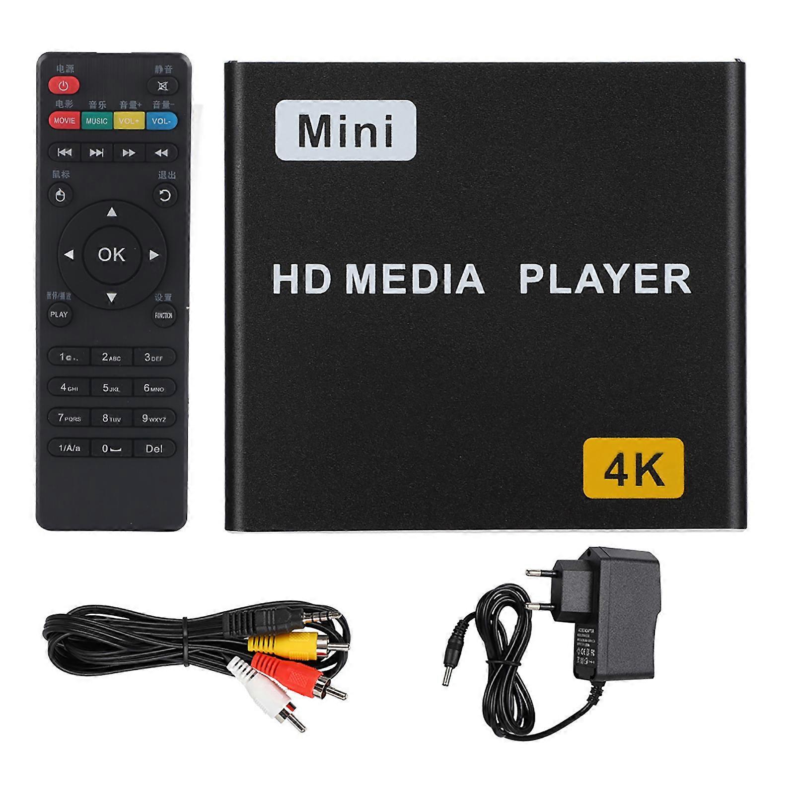 Ψηφιακή συσκευή αναπαραγωγής πολυμέσων 4K Full HD HDMI USB s SPDIF Home Music Video Player