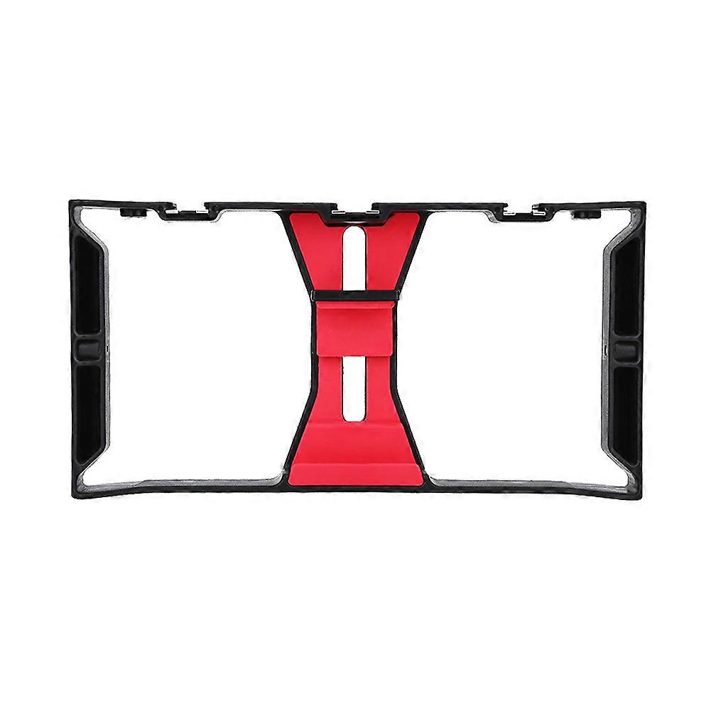 Portable Dual Hanlde Handheld Phone Adjustable Stabilizer Support Recording Rig