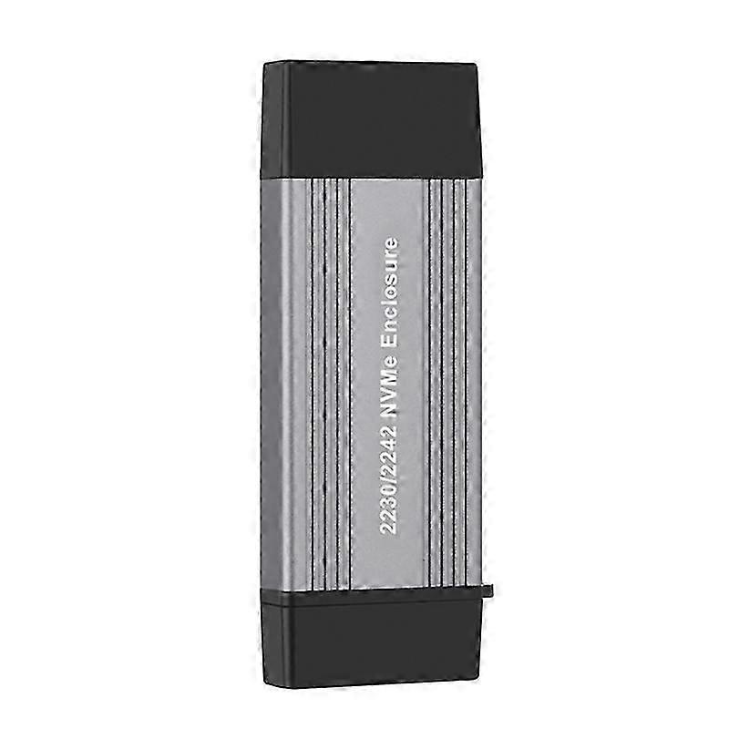 Θήκη NVME Προσαρμογέας θήκης M2 NVME Εξωτερικό περίβλημα PCIE NVME M/M+B Κλειδί σε USB 3.1 10Gbps Υποστηρίζει 2230 2242 M.2 SSD Box