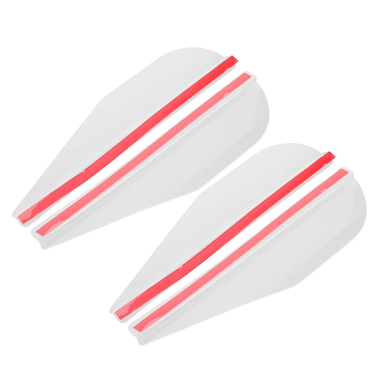 Transparent PU Car Side Mirror Rain Visor Guards Durable Waterproof Easy Installation for Daily Use Fits Both Sides 4pcs