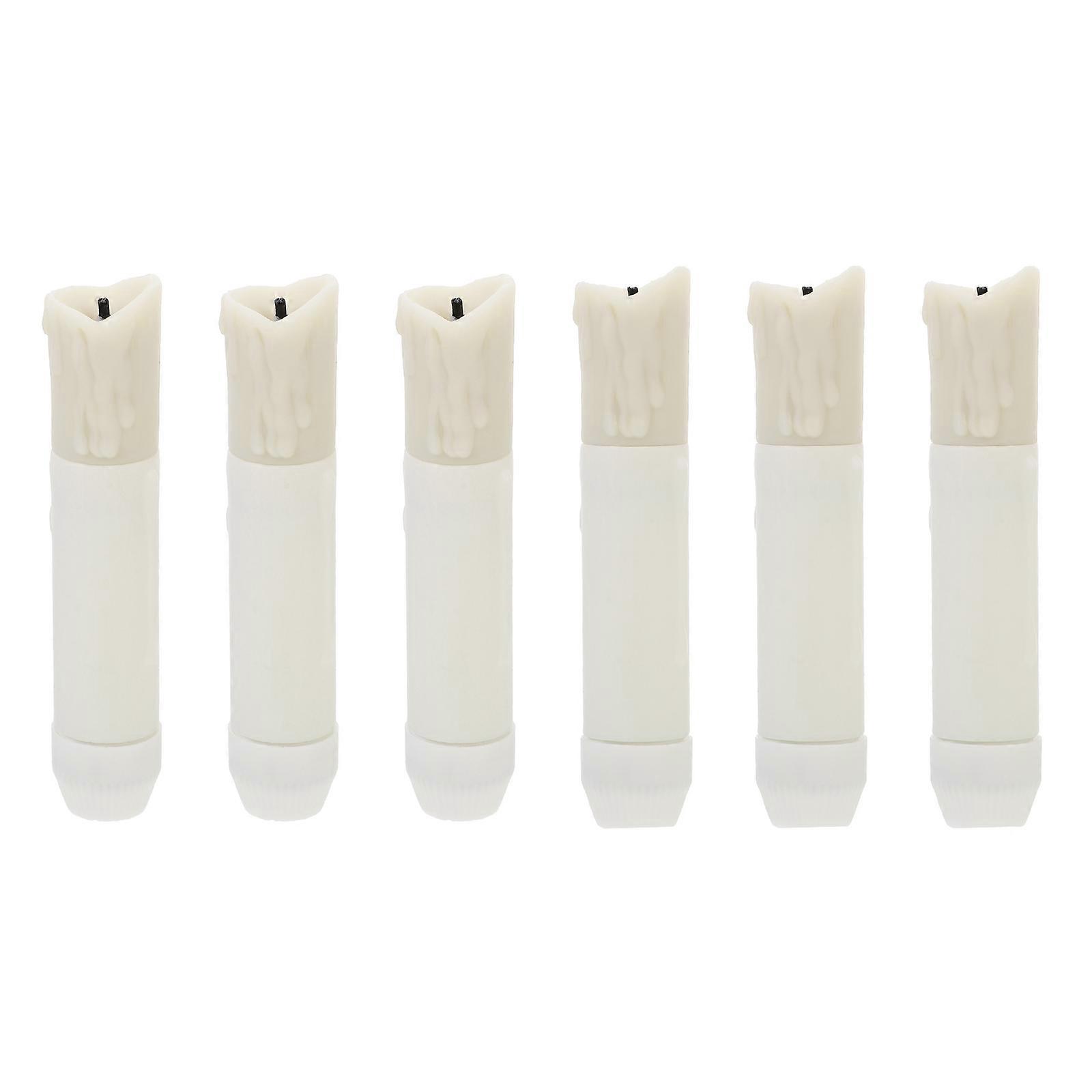 Flameless LED Light 12Pcs Set General Users Decorative Item For Home Atmosphere Creation White Environmental Protection Low Power Consumption