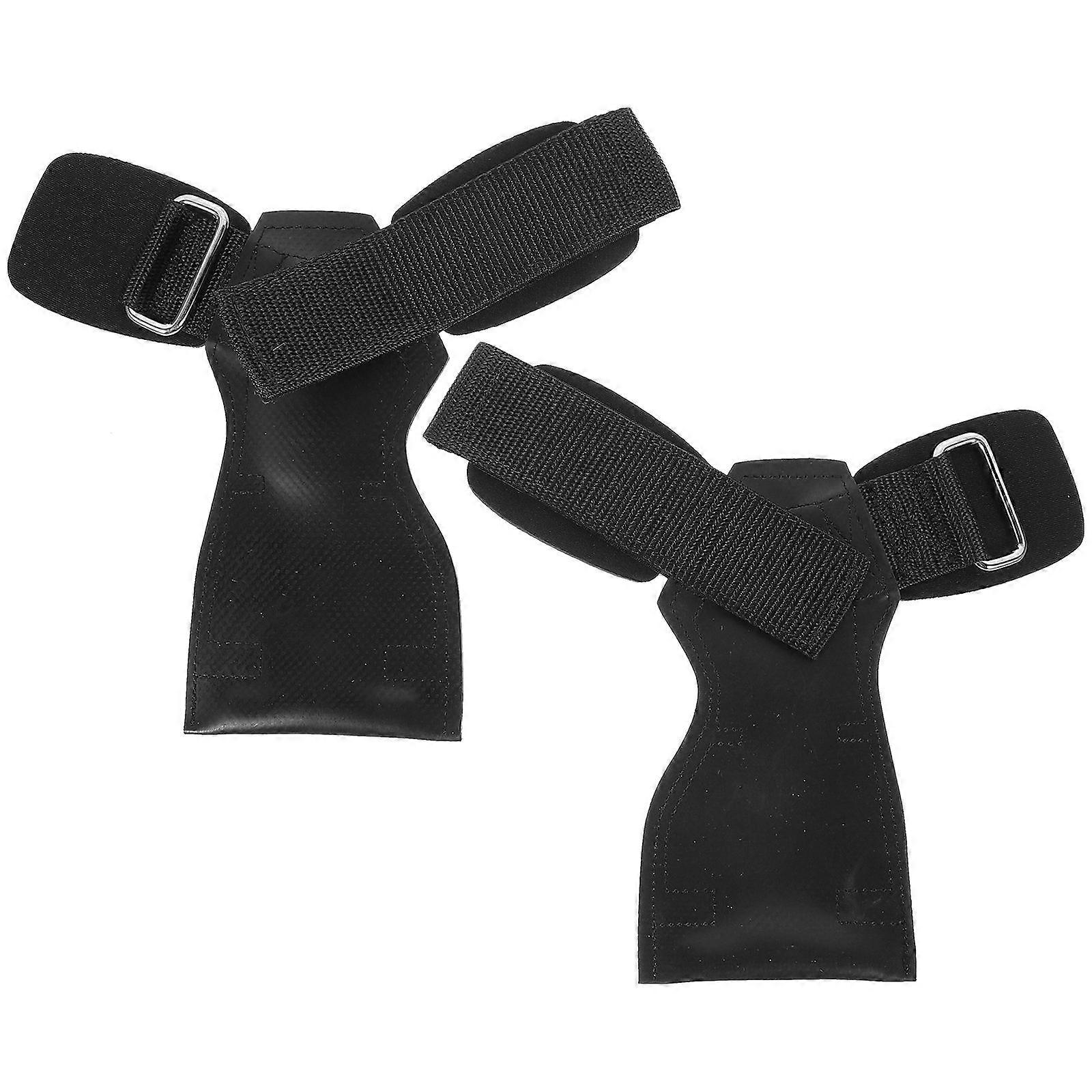 Barbell Hand Grips For Fitness Equipment Gym Training L Size Anti-slip 1 Pair