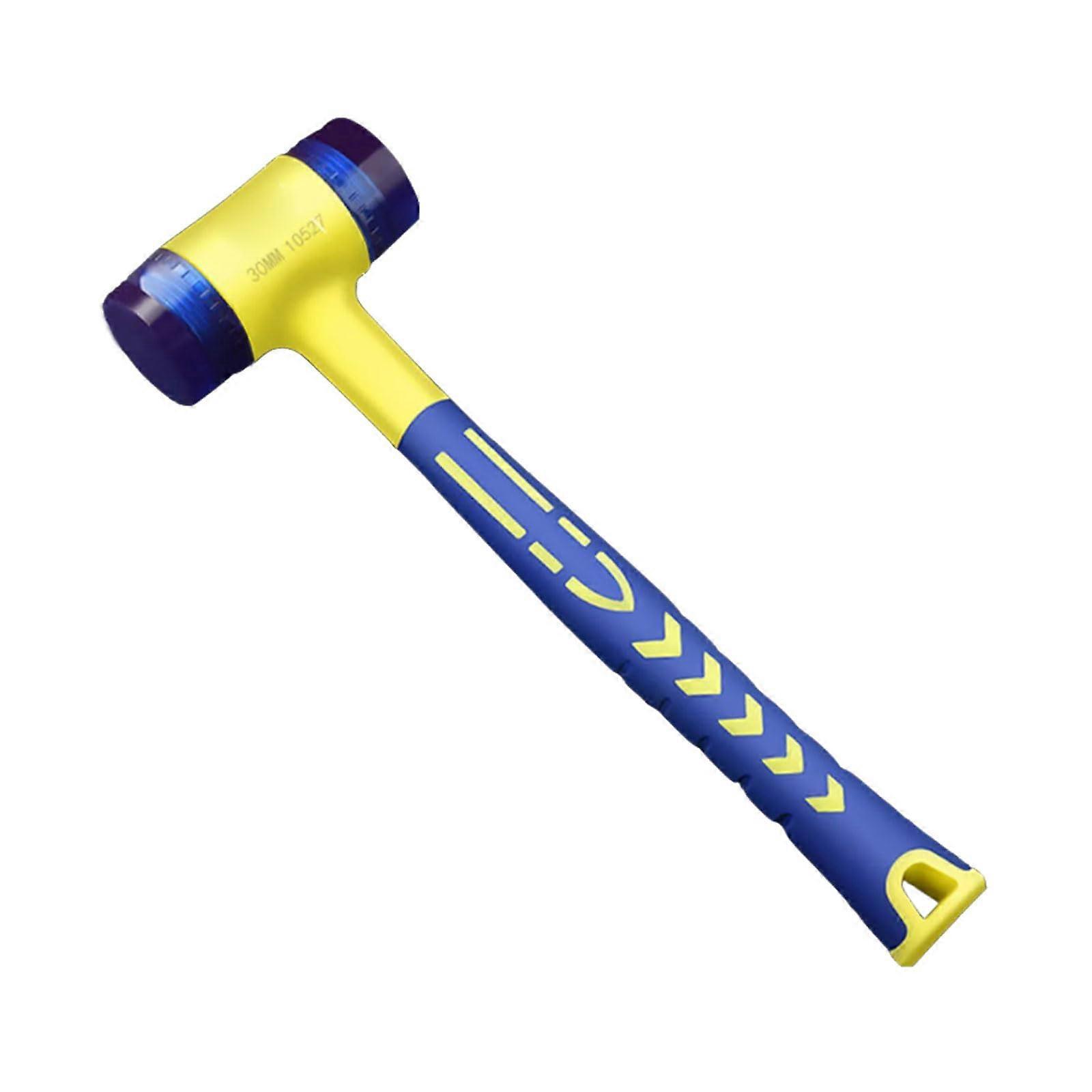 Isolated hammer, multifunctional doubleheaded coated handle for safe electrical installation and  work at home, 30 mm