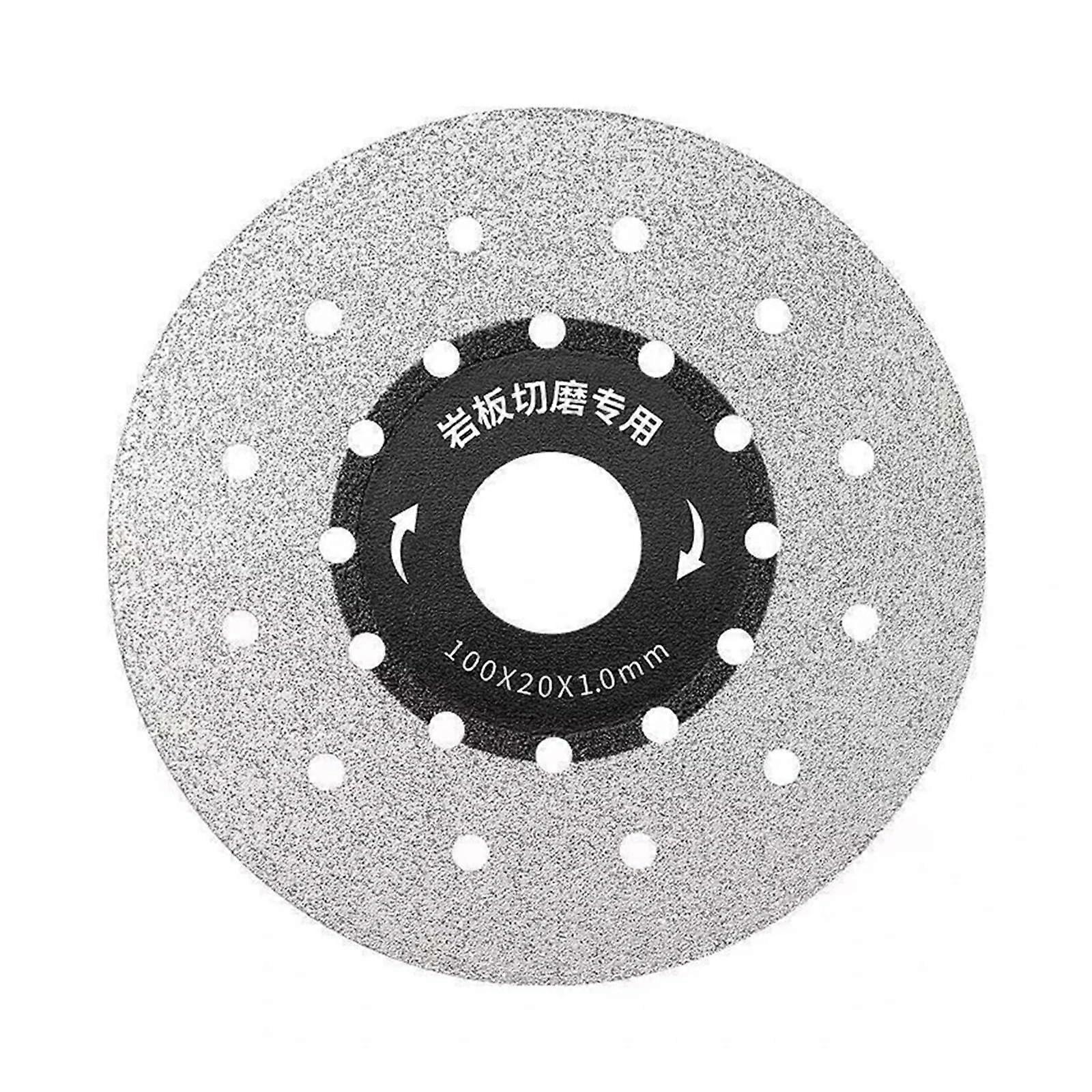 Rock Plate Cutting Tool - Multifunctional Angle Grinder Attachment for Ceramic, Glass, and Marble Trimming and Grinding