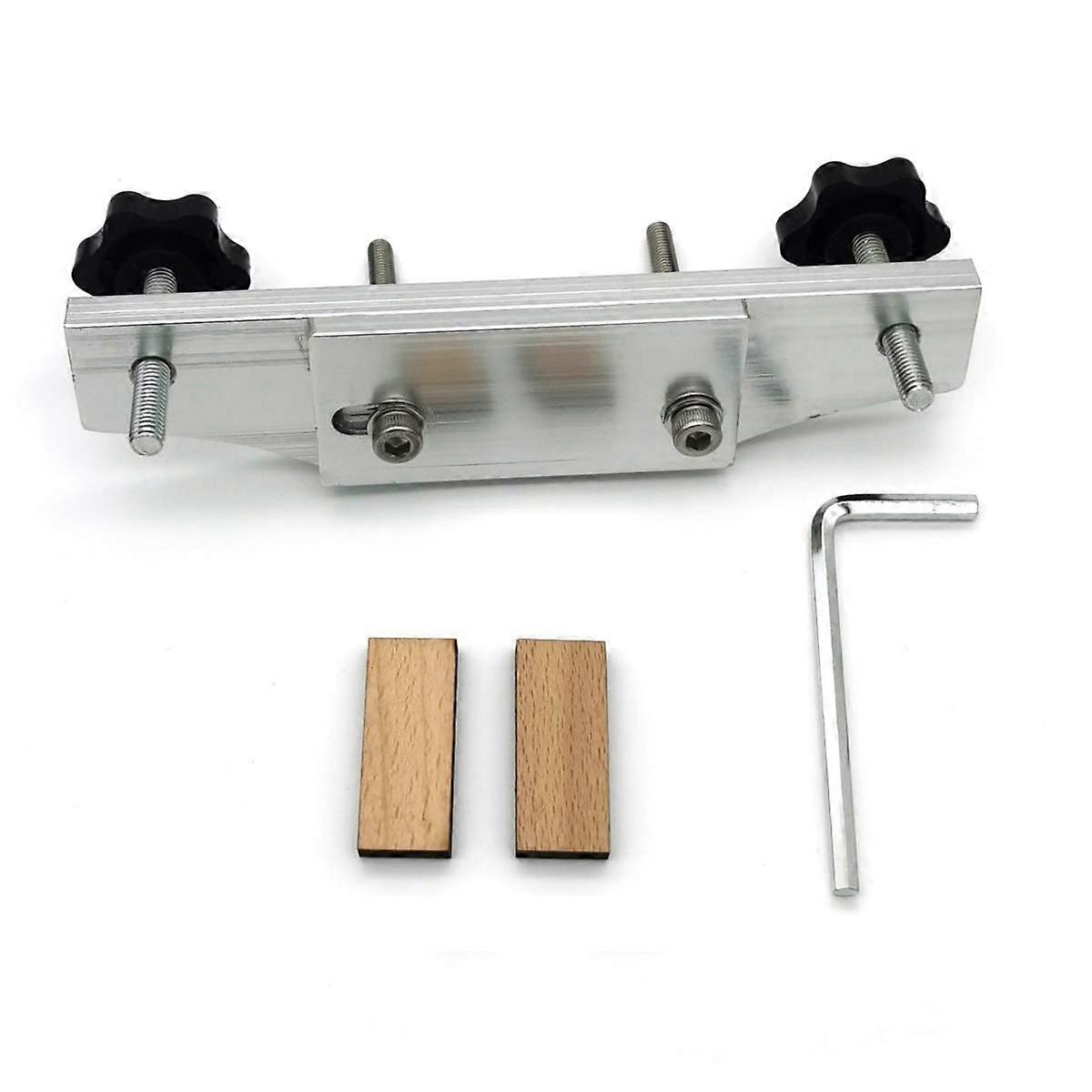 Stainless Steel Guitar Bridge Clamp Luthier Tool With L Wrench For Precise Guitar Setup Fits Most Guitar Bridges