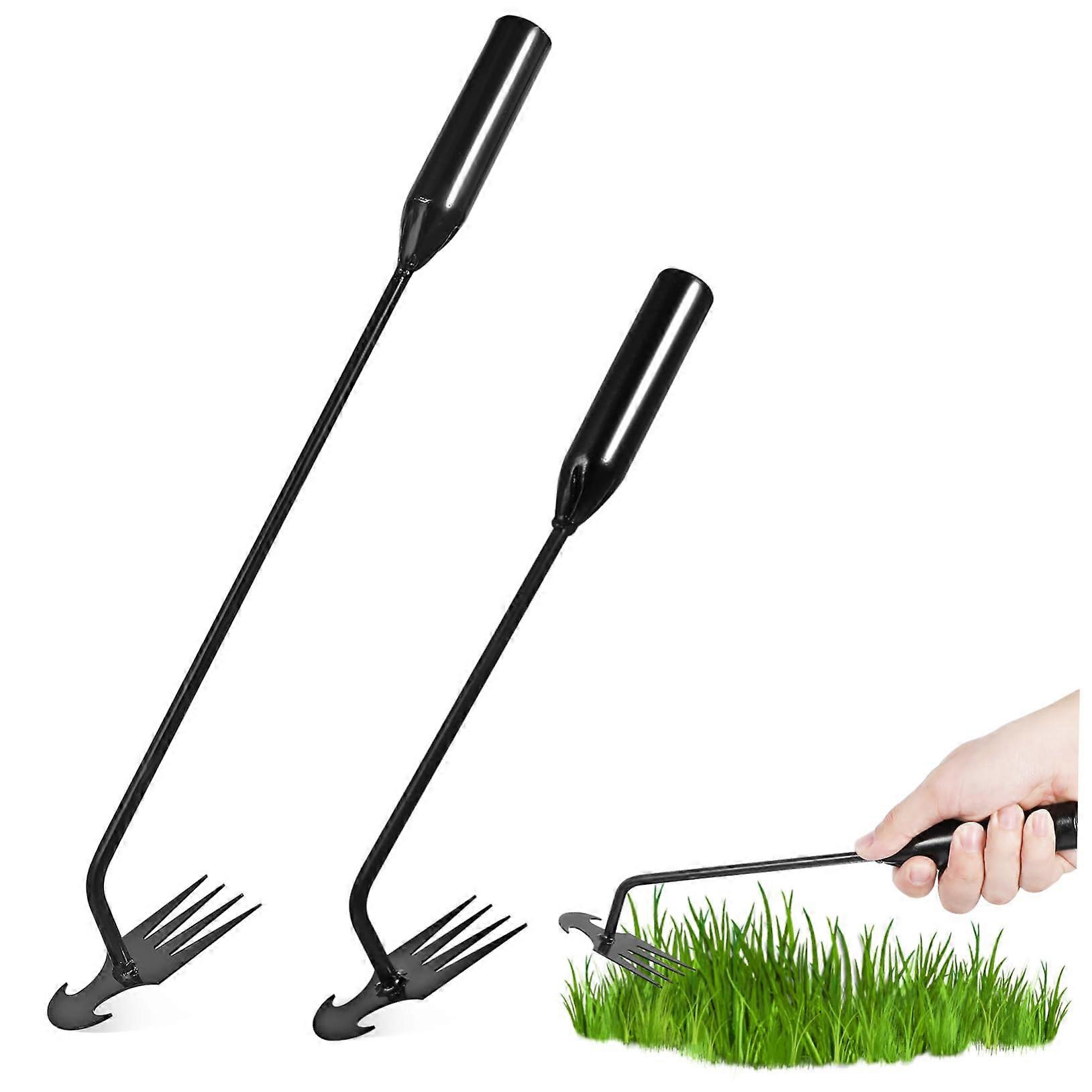 2 Pieces Weed Puller Simple Weeding Tool Garden Tools Root Removal Tool Garden Weeding Tool Practical Tool for Removing