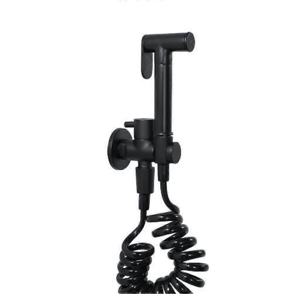 Handheld-Sprayer-Set BlackSet Toilet Companion Sprayer Kit For Handheld Faucet/Mixer, Portable Travel Sprayer, Black