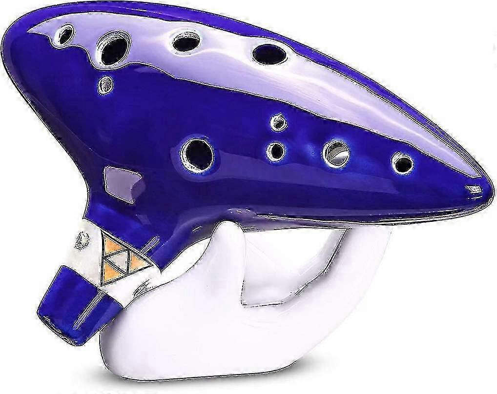 2025 New 12 Hole Alto C Ocarina Legend Of Zelda Ocarina With Stand Music Book Neck String Zelda Ceramic Ocari