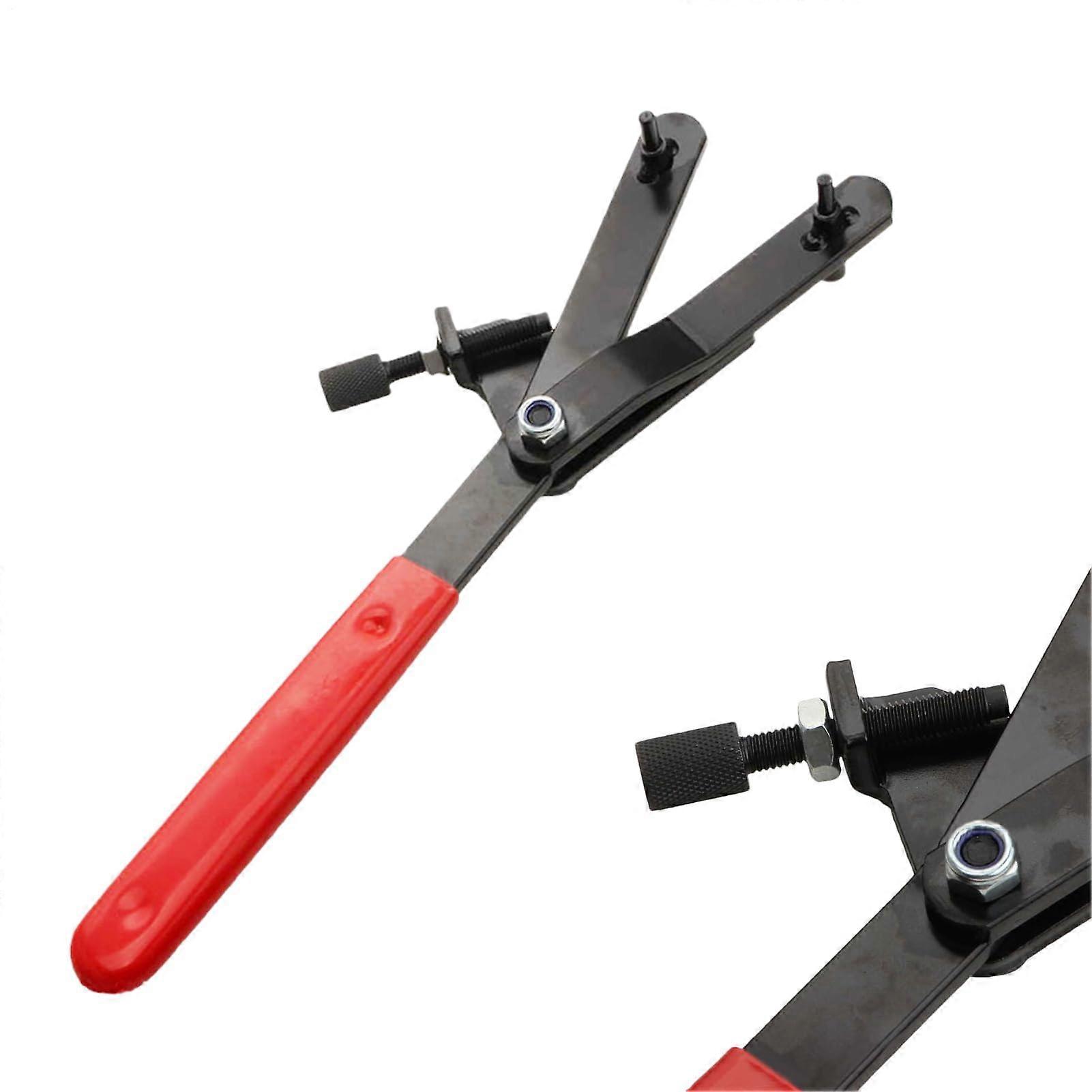 Manual Locking Wrench For Motorcycle Flywheel Turning Tool, Heavy-Duty Iron Engine Disassembly Tool, Universal Fit