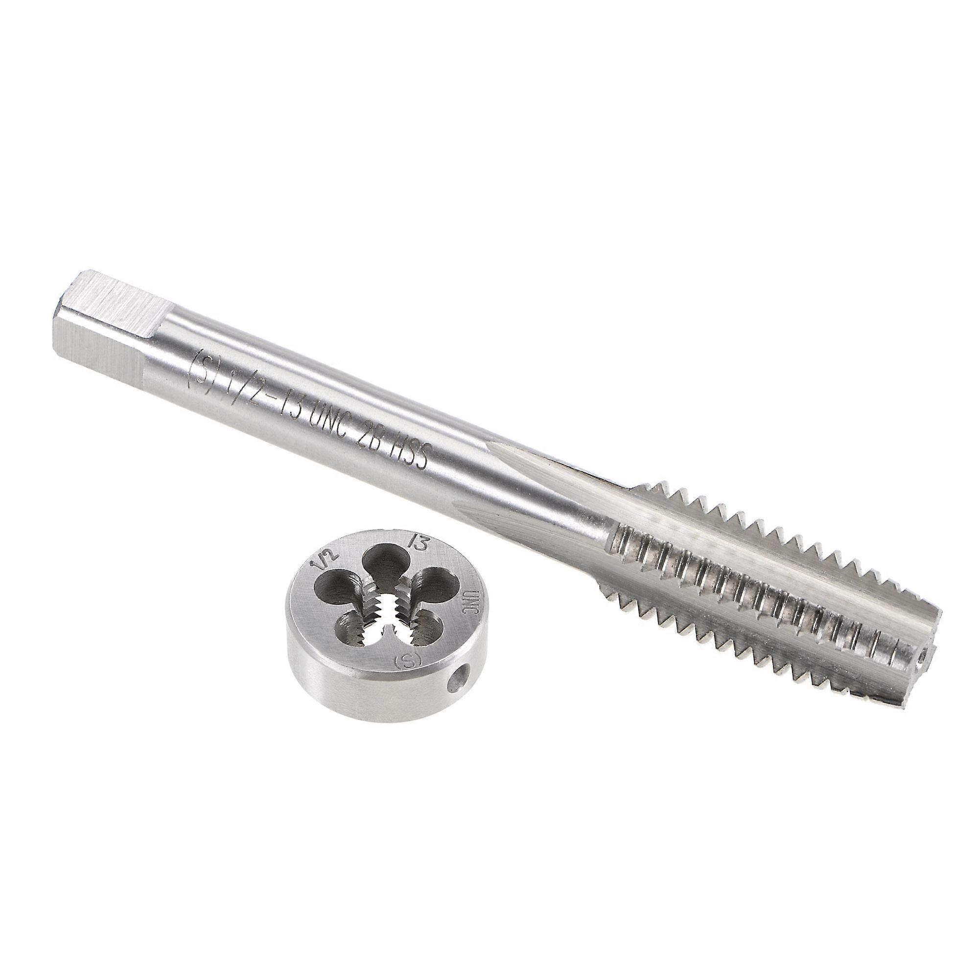 1/2'13 UNC Tap Set, HSS Machine Tap with Round Tap, Right Hand