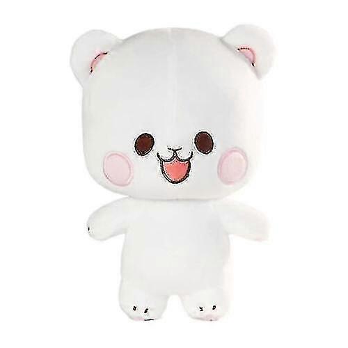 دمية دب لطيفة على شكل دب حليب وموكا، دمية قطيفة ناعمة كاواي، لعبة كرتونية