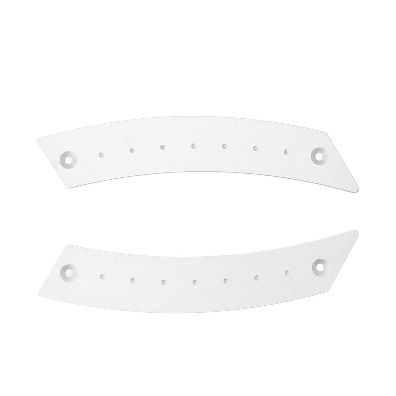 1 Pair Interior Door Pull Handle Aluminum Alloy Inner Door Handle Replacement Car AccessorySilver 