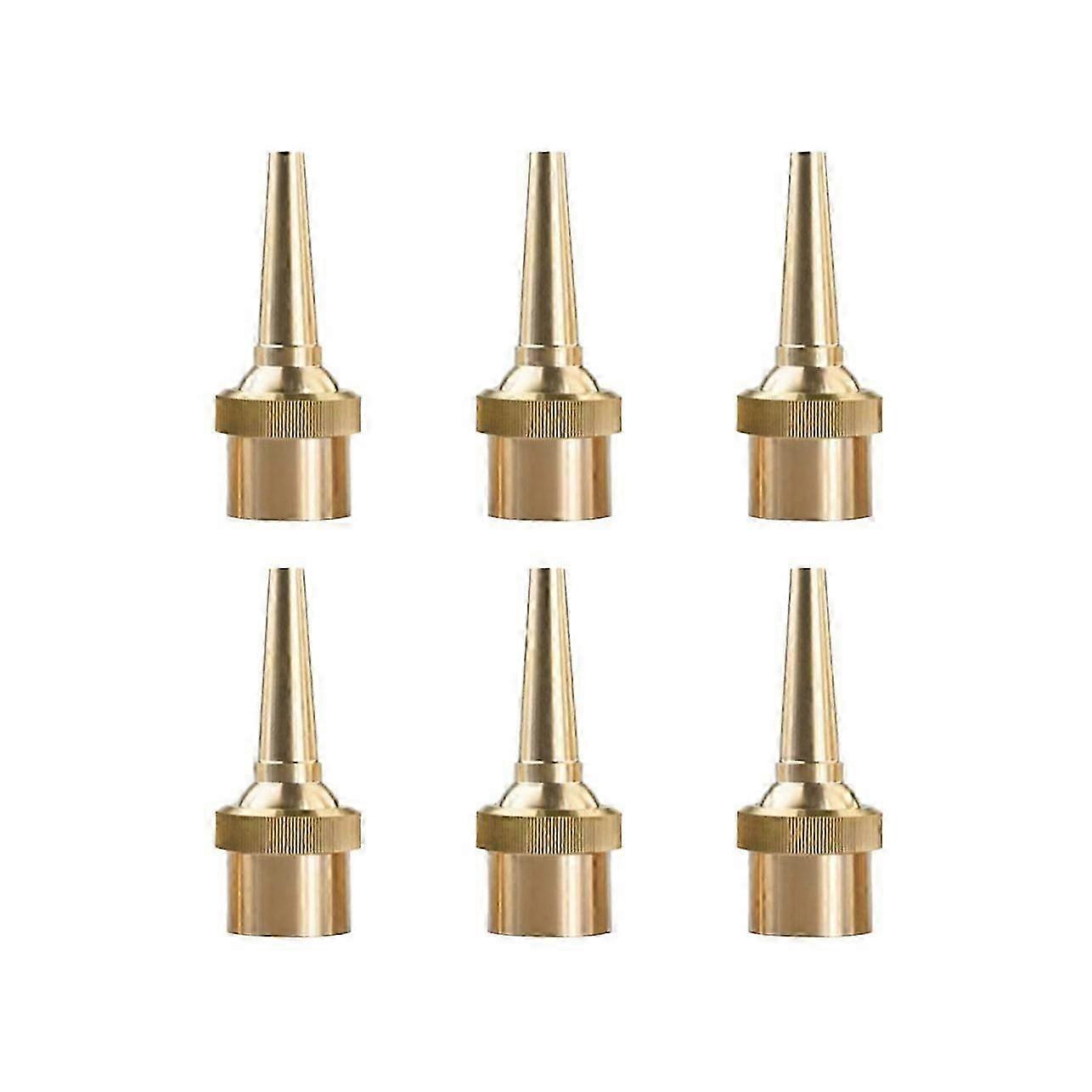 6 pcs fontaine buse G1 / 2 DN15 Arroseur d’eau de jet à direction réglable pour l’amusement de l’étang de jardin