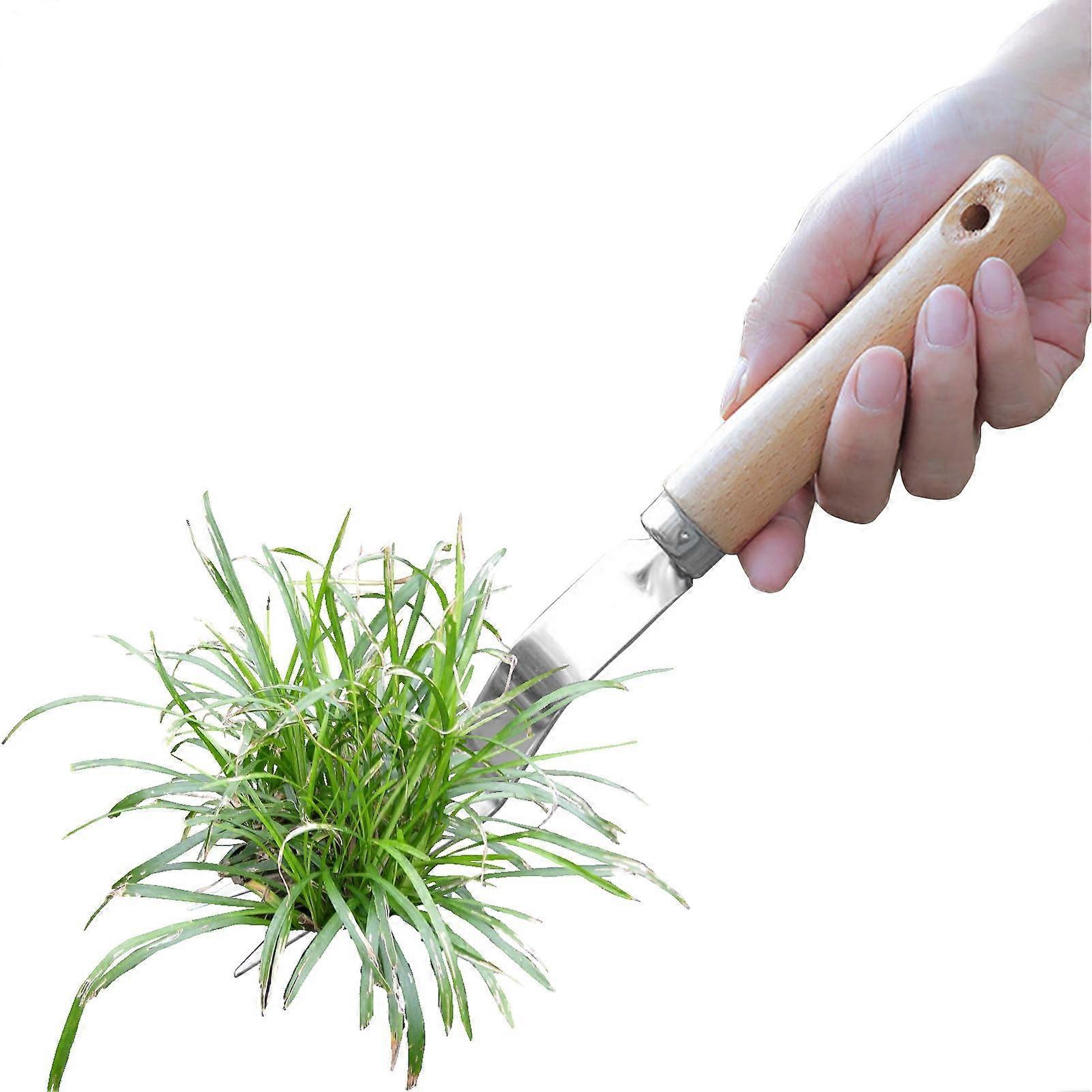 Weed Puller Tool, Grass Removal Tool with Root Manual Weed Remover Made of Stainless Steel for Beds, Driveways, Lawns