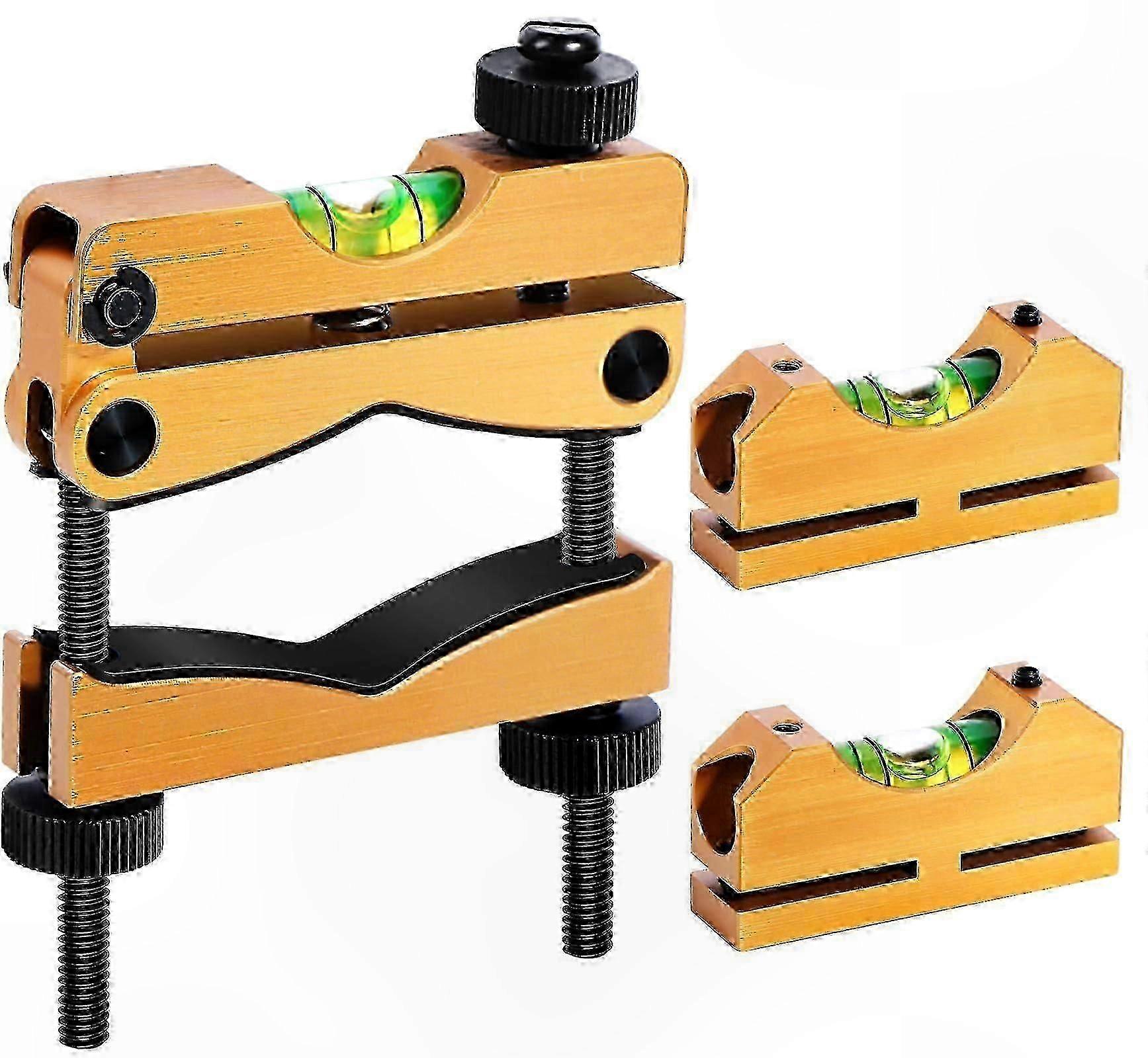 Universal Scope Mounting Kit with Magnetic Levels and Dual Bubble Indicators for Precision Alignment
