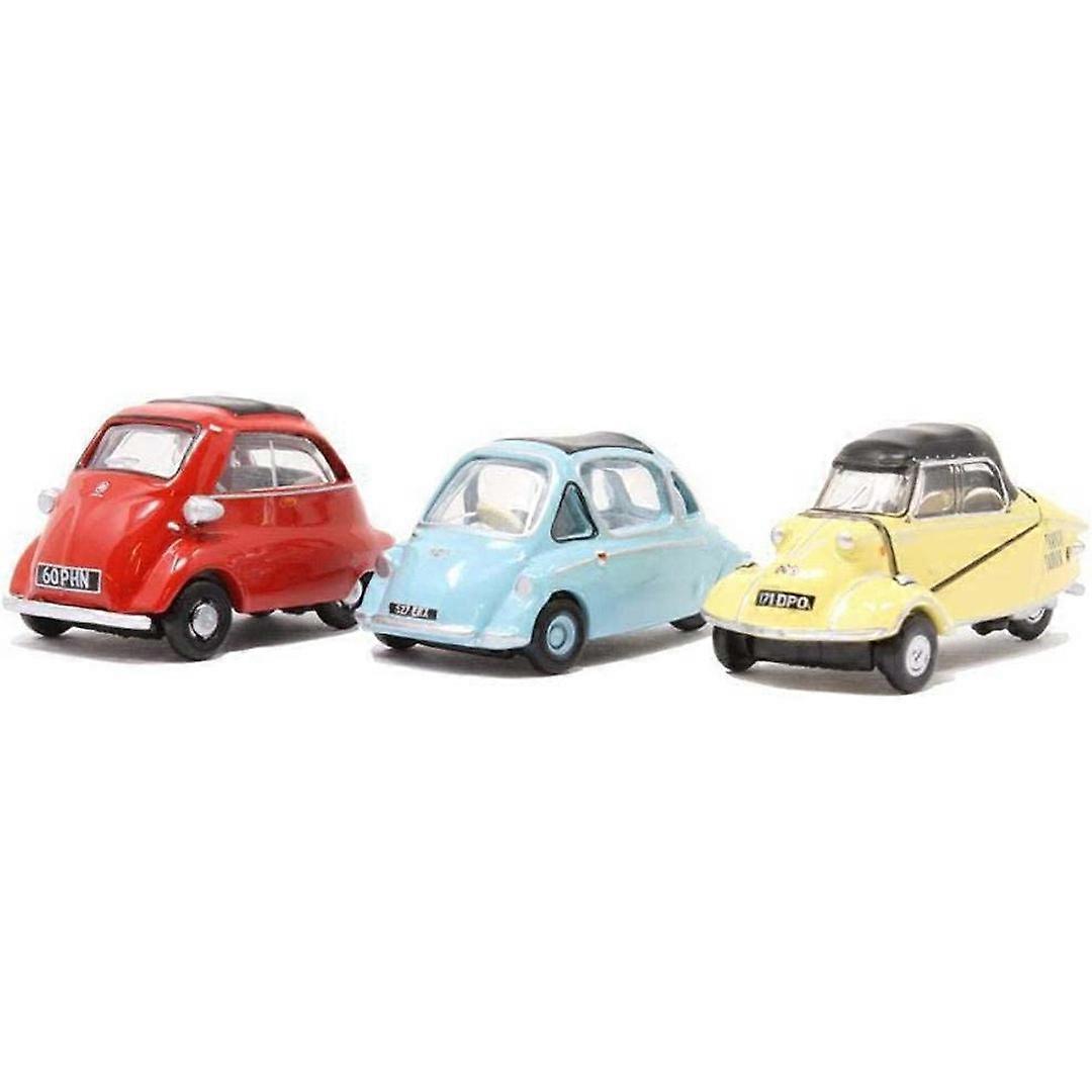 Oxford Diecast 3 Piece Bubble Car Set - 1:76 Scale