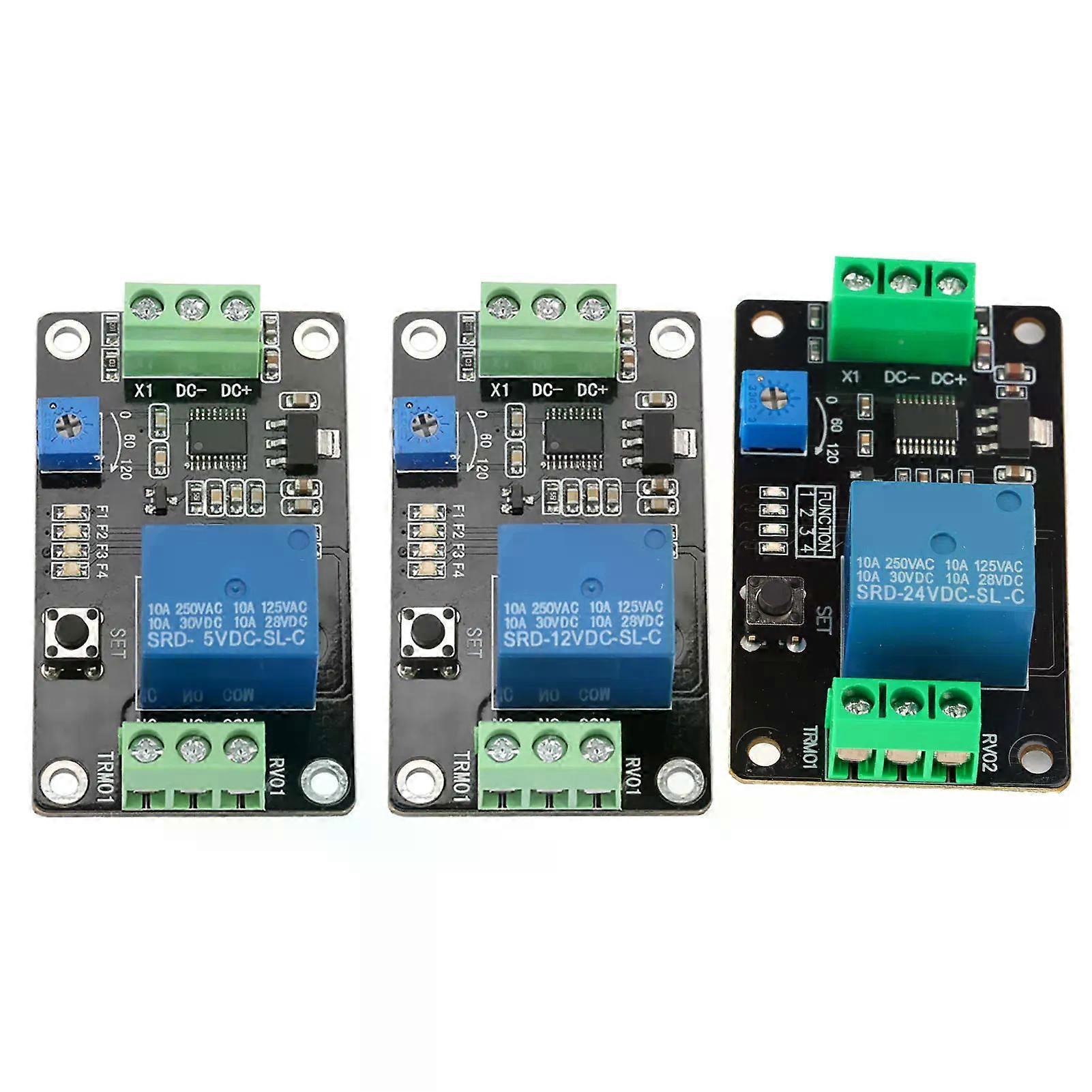 Delay Timer Relay Self locking Delay On Off Time Switch Super 555 Timer DC 5V/12V/24V