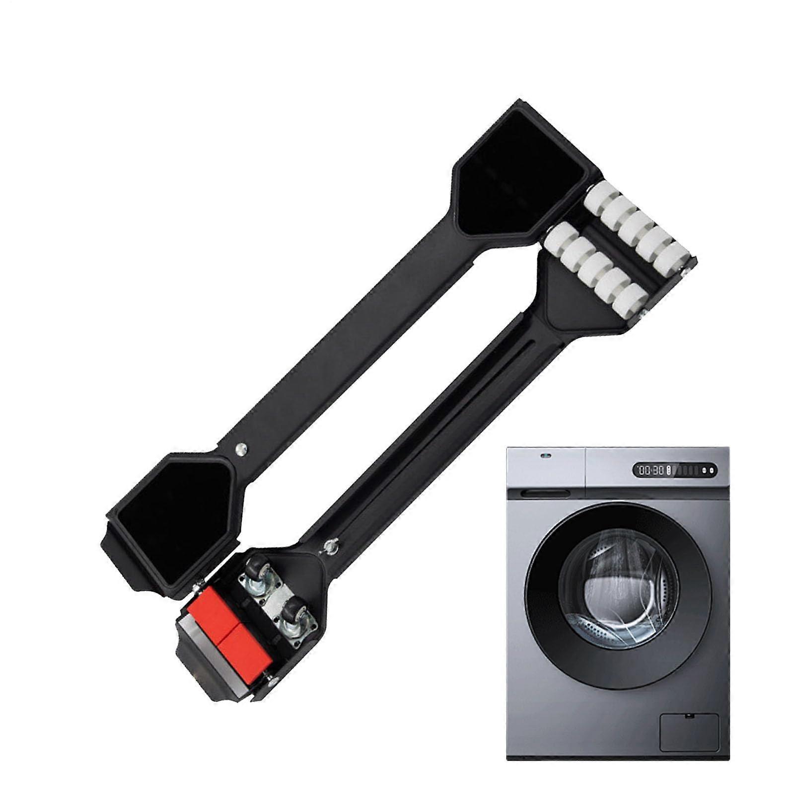 Fridge Mover Heavy Duty Sliders, Easy Glide Set for Appliances Black
