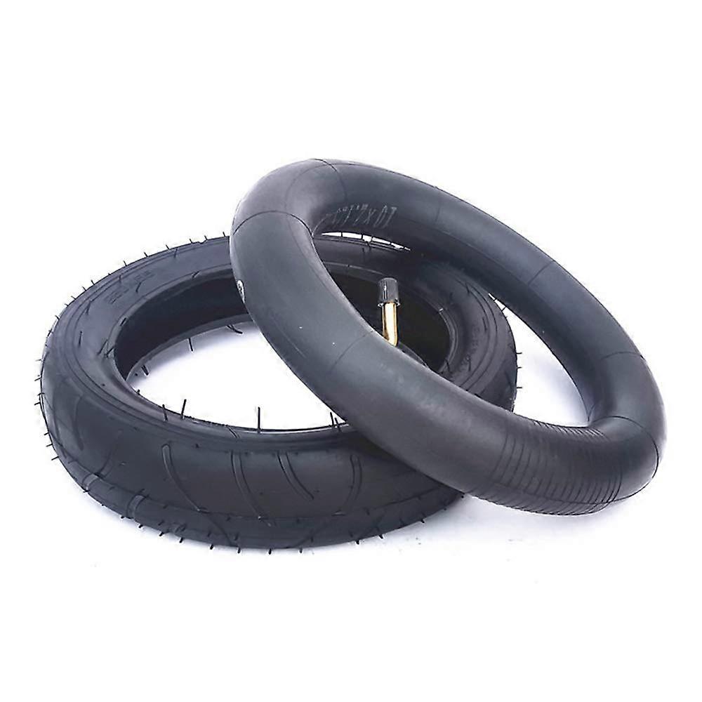 10 Inch Pneumatic Inner And Outer Tyres For Prams And Scooters, Non Slip Wear Resistant, Size 260x55.10x2.0, Opt 10x2.0