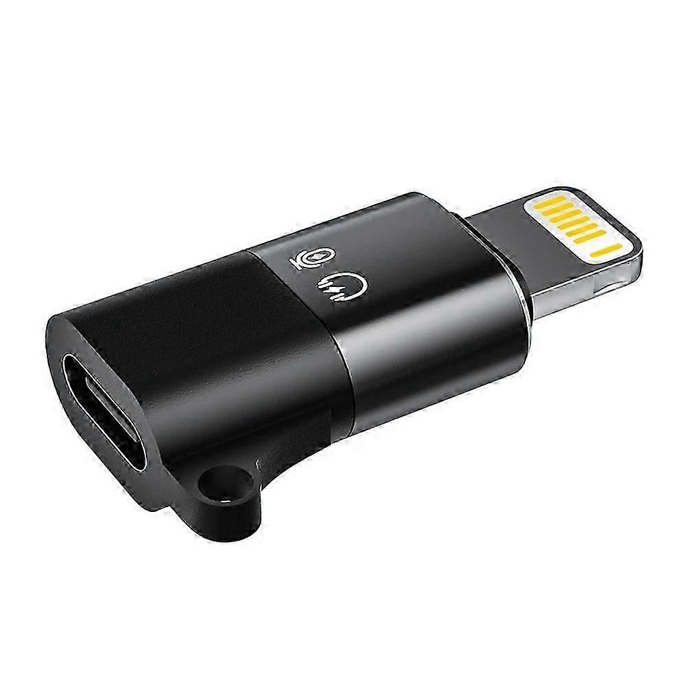 JS-09 OTG Wireless Lavalier Microphone Converter Type-C to Lightning