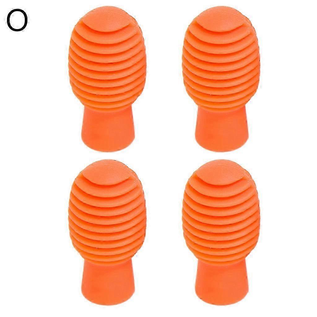 4x Drum Stick for Head Rubber Sleeve Drumstick Mute Damper Drum Silent Practice