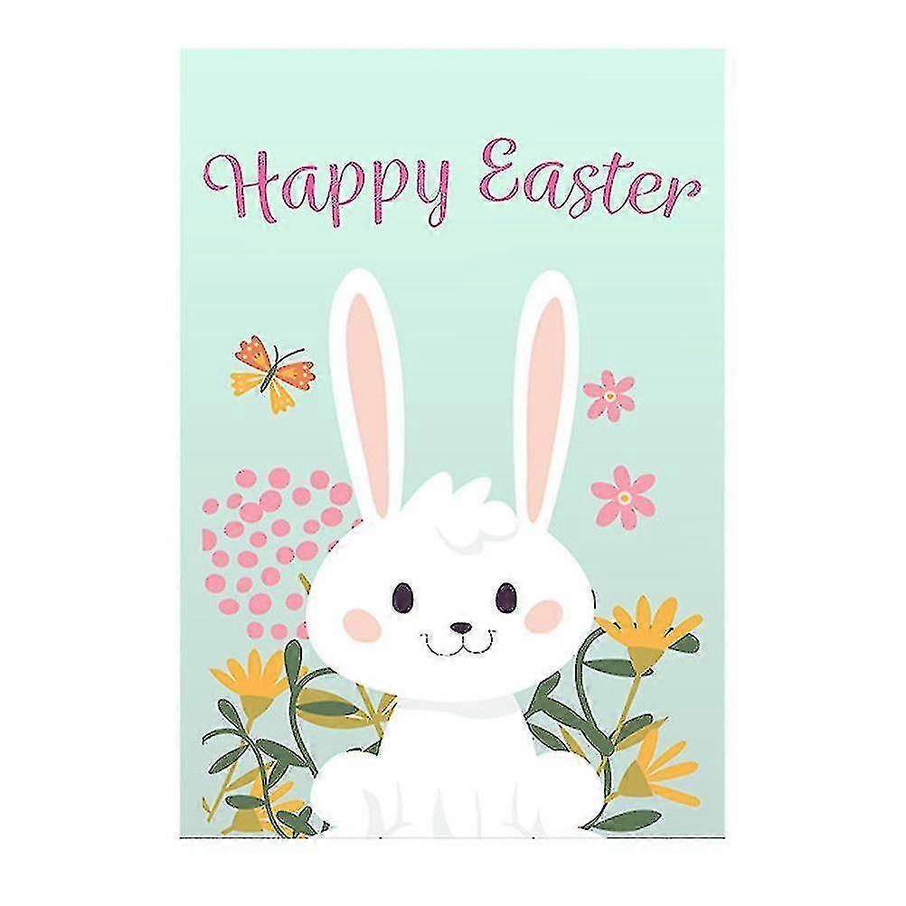 Easter Garden Flag  Bunny Yard Flag, Spring Outdoor Decor