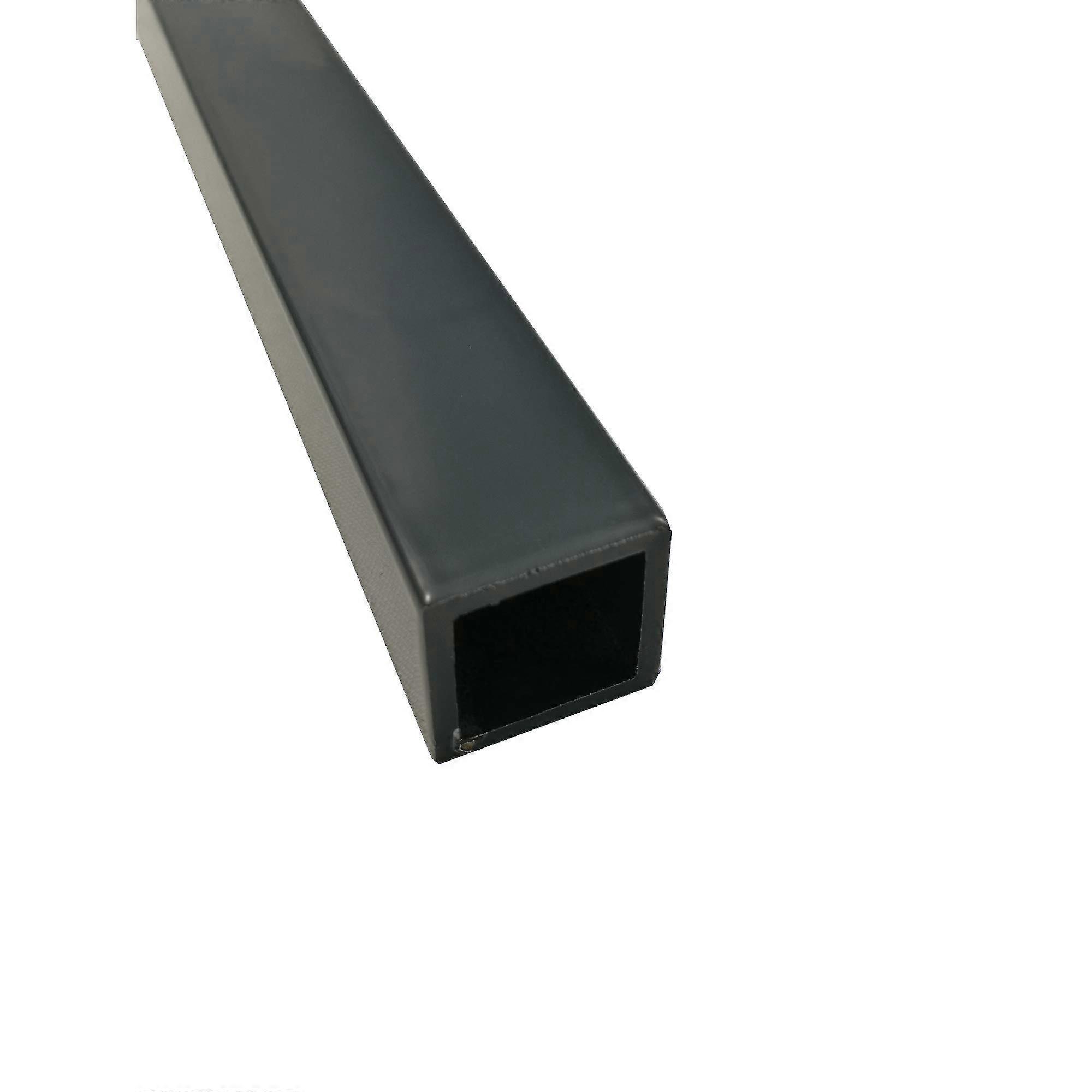 Aluminium Square Tubes Powder Coated Anthracite RAL 7016 80x80x3mm 1500mm Suitable for Structural Applications