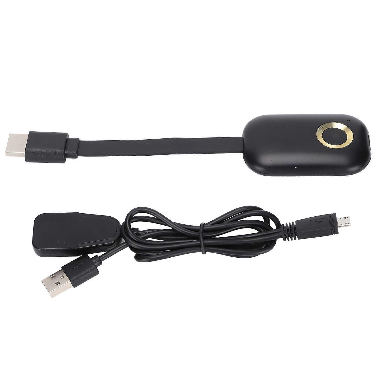 4K Wireless Screen Mirroring Adapter for TV, Tablet, Smartphone, and Projector Display