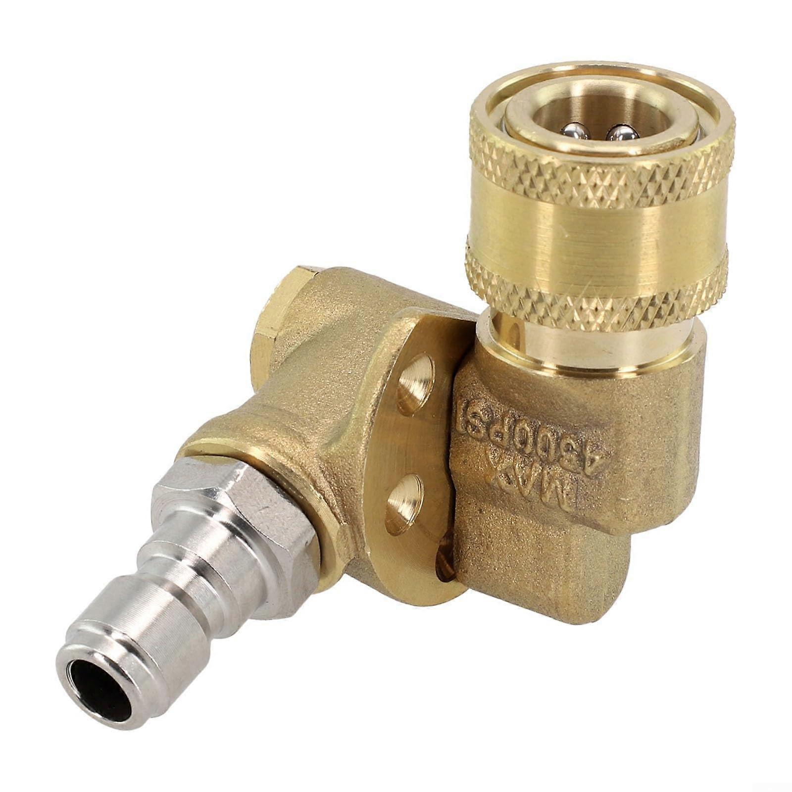 Adjustable 180 Degree Swivel Coupler for Car Washer Quick Connect Nozzle Cleaner Tool for Ultimate Convenience