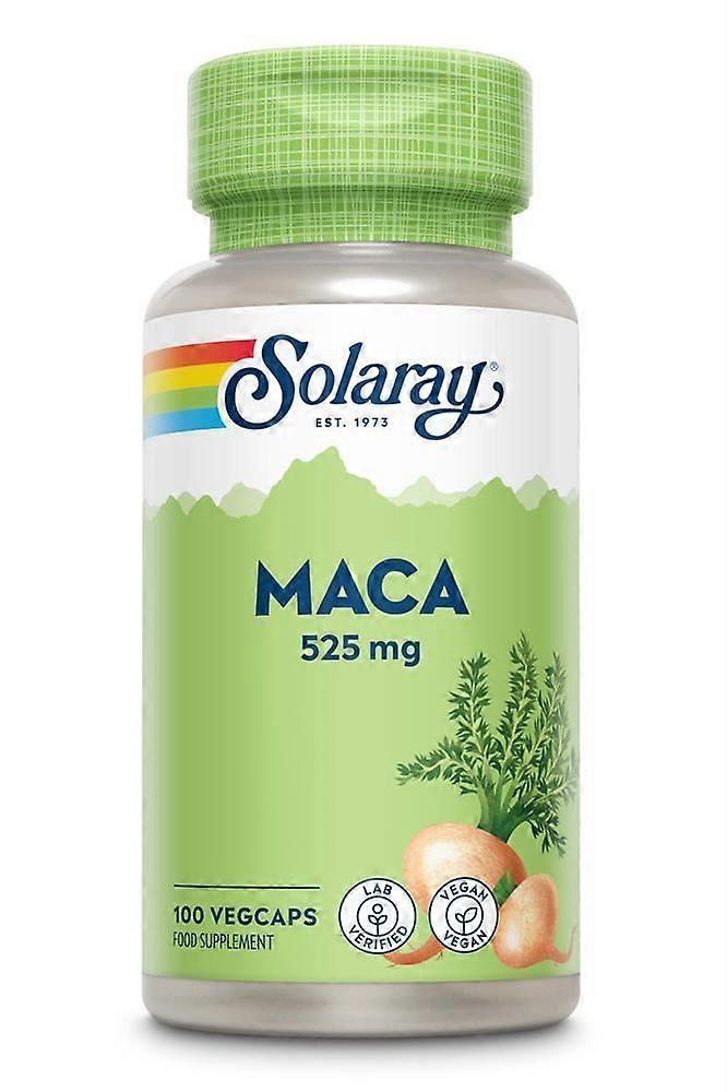Solaray Maca 525mg 100 Vcaps - 4 Pack