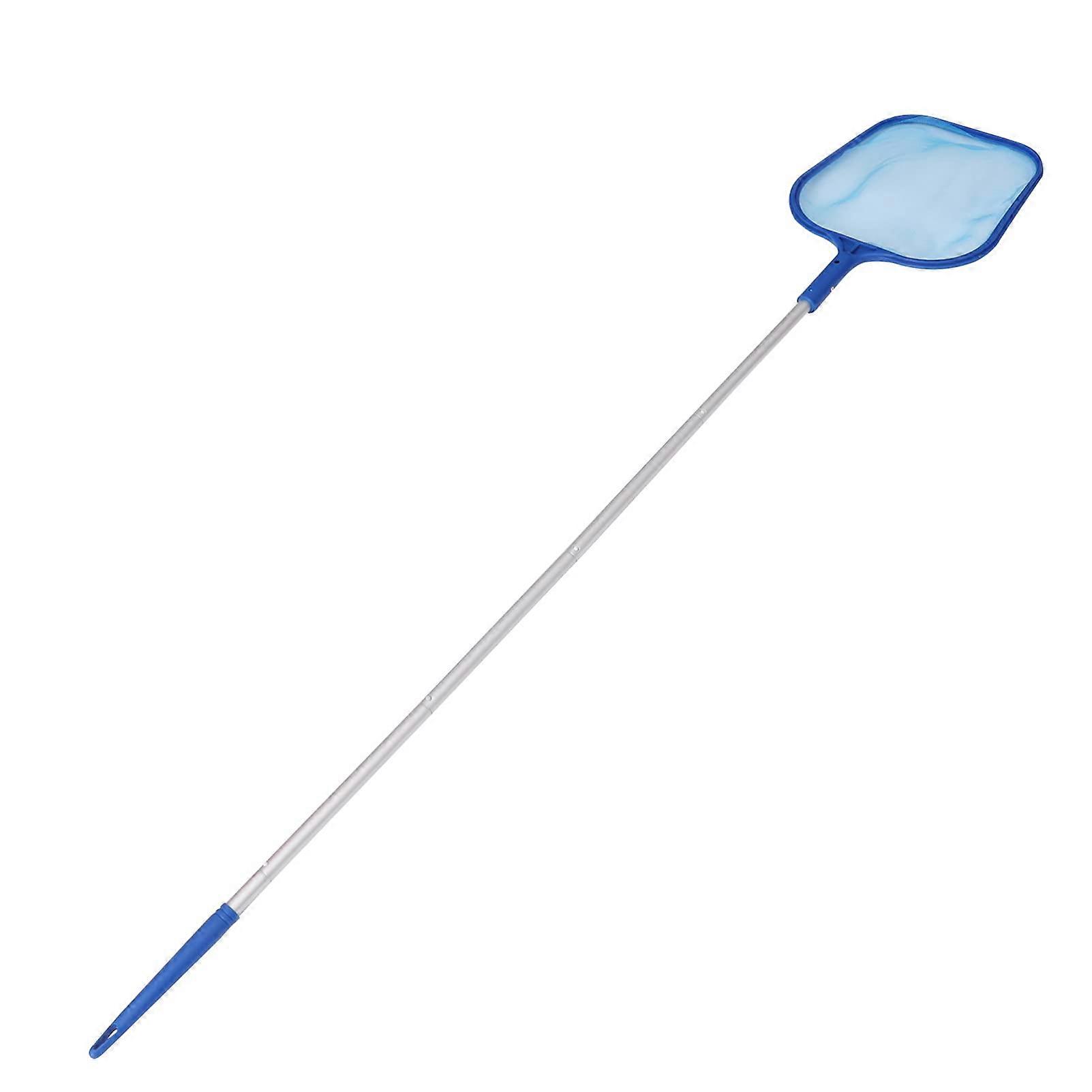 Pool Skimmer Net Telescopic Aluminum Pole, 1 Set, Fine Mesh Debris Removal For Pools, Gardens, Fish Tanks, Fountains