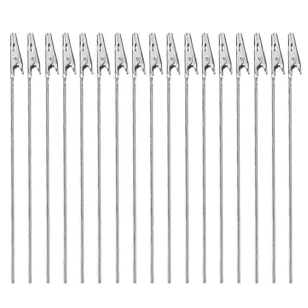 40PCS Long Tail Metal Wire Clips, Steel Wire Clamps for Crafting, Repair, Decoration, Multipurpose Photo Holders, Compact & Portable for Everyday Use