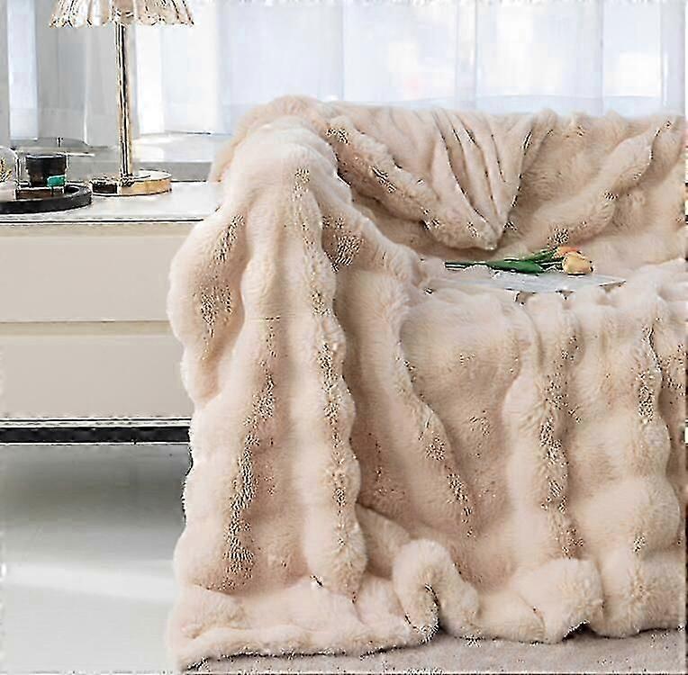 Plush Blanket Super Soft Warm Fleece Throw for Home Comfort-Yvan