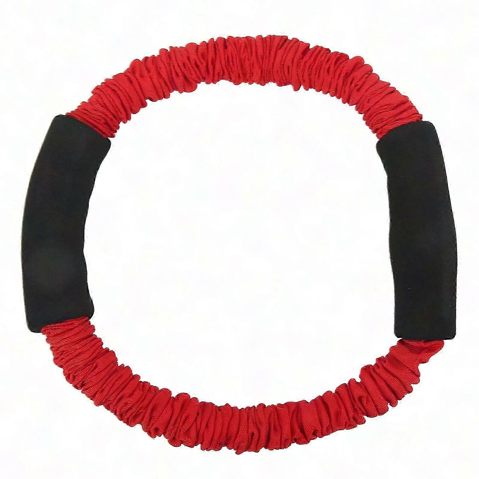 Elastic Arm Strength Pull Rope - 35lbs Red Fitness Resistance Band for Arm Toning and Curve Training