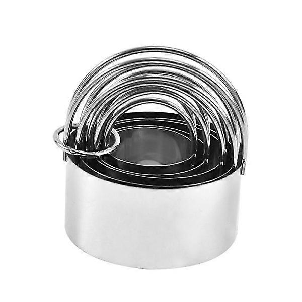 5- molde de acero inoxidable (redondo),