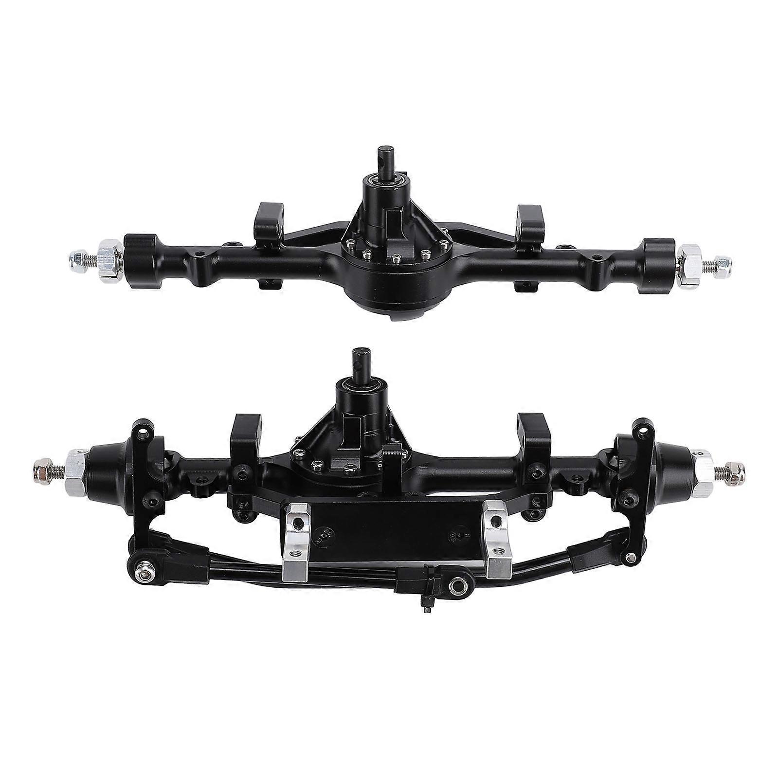 CNC Aluminum Alloy Front & Rear Axle Set for D90 1/10 RC Crawler