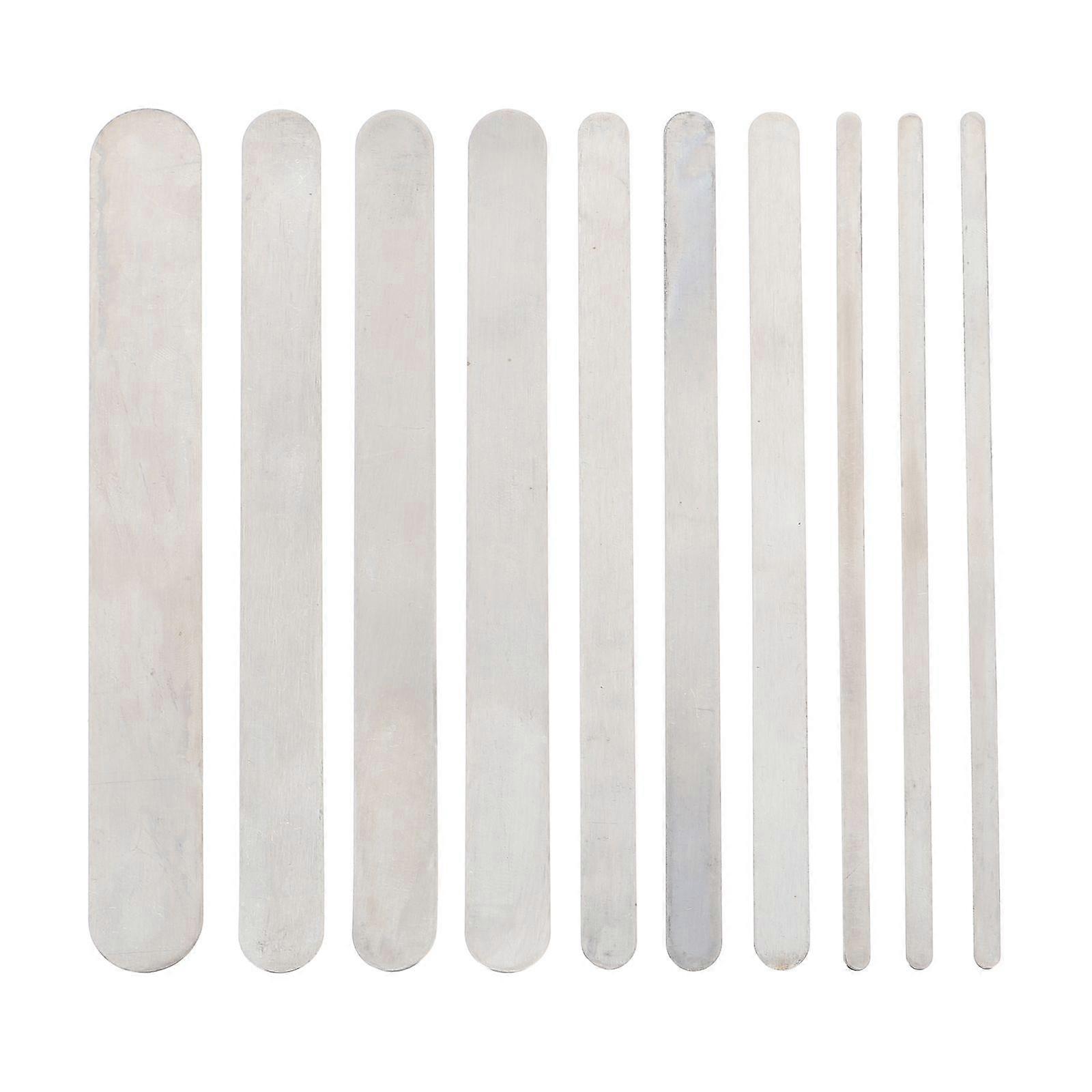 10Pcs Bracelet Blanks Adjustable Cuff Bangle Stainless Steel Blank Bracelet