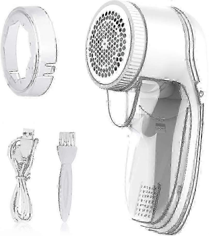 Fabric Shaver, Electric Clothes Shaver Rechargeable Lint (white),el...