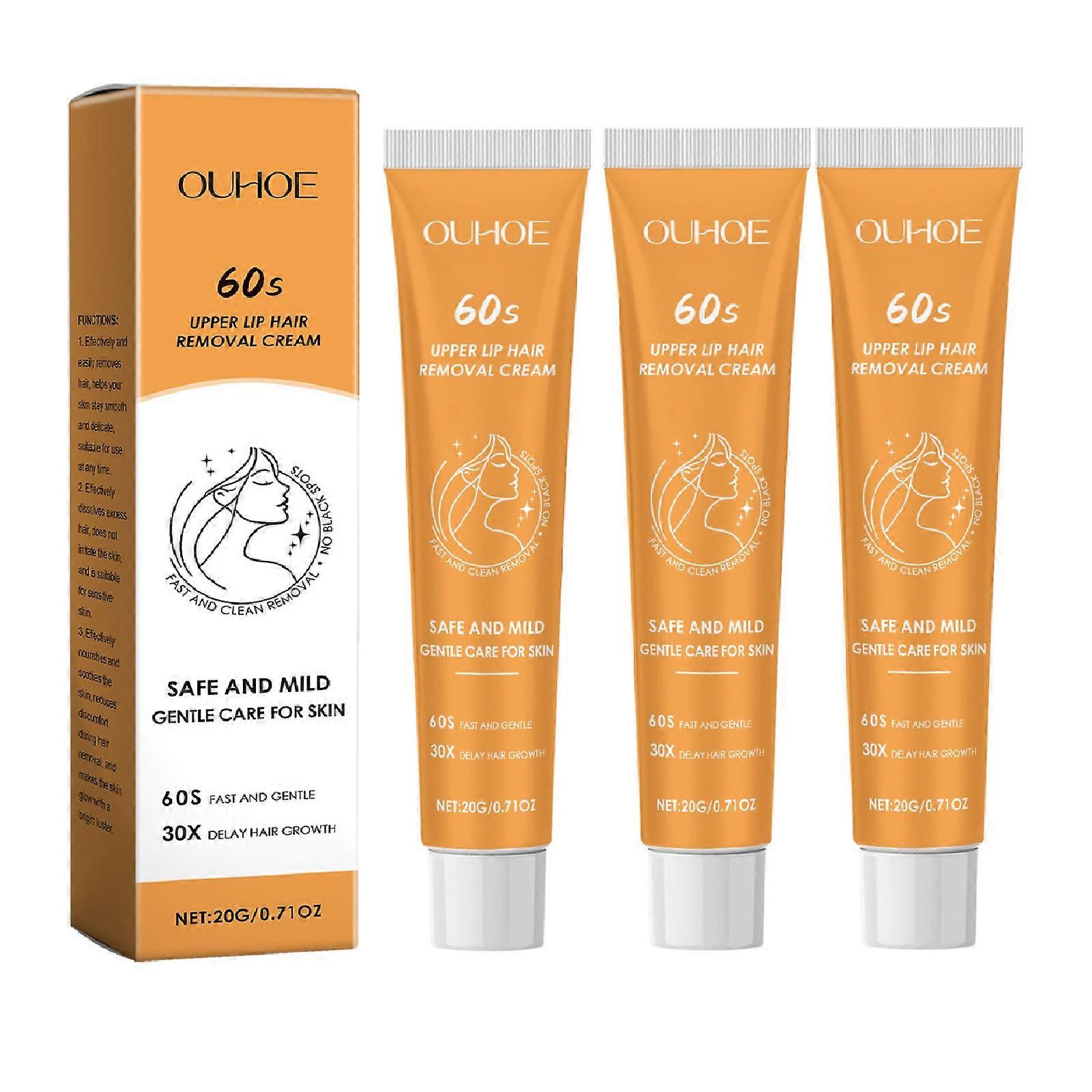 קרם להסרת שיער בפנים, קרם להסרת שיער בשפה העליונה, קרם אפילציה עדין ללא כאבים הפועל במהירות לשיער הפנים והשפה העליונה