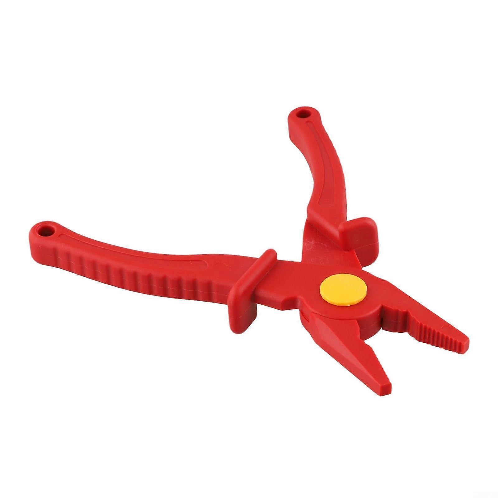 Electrician Plier 7Inch VDE Insulated Flat Nose Plastic Crimper, 1000V Rated Safe Live Work And Circuit Break Detection