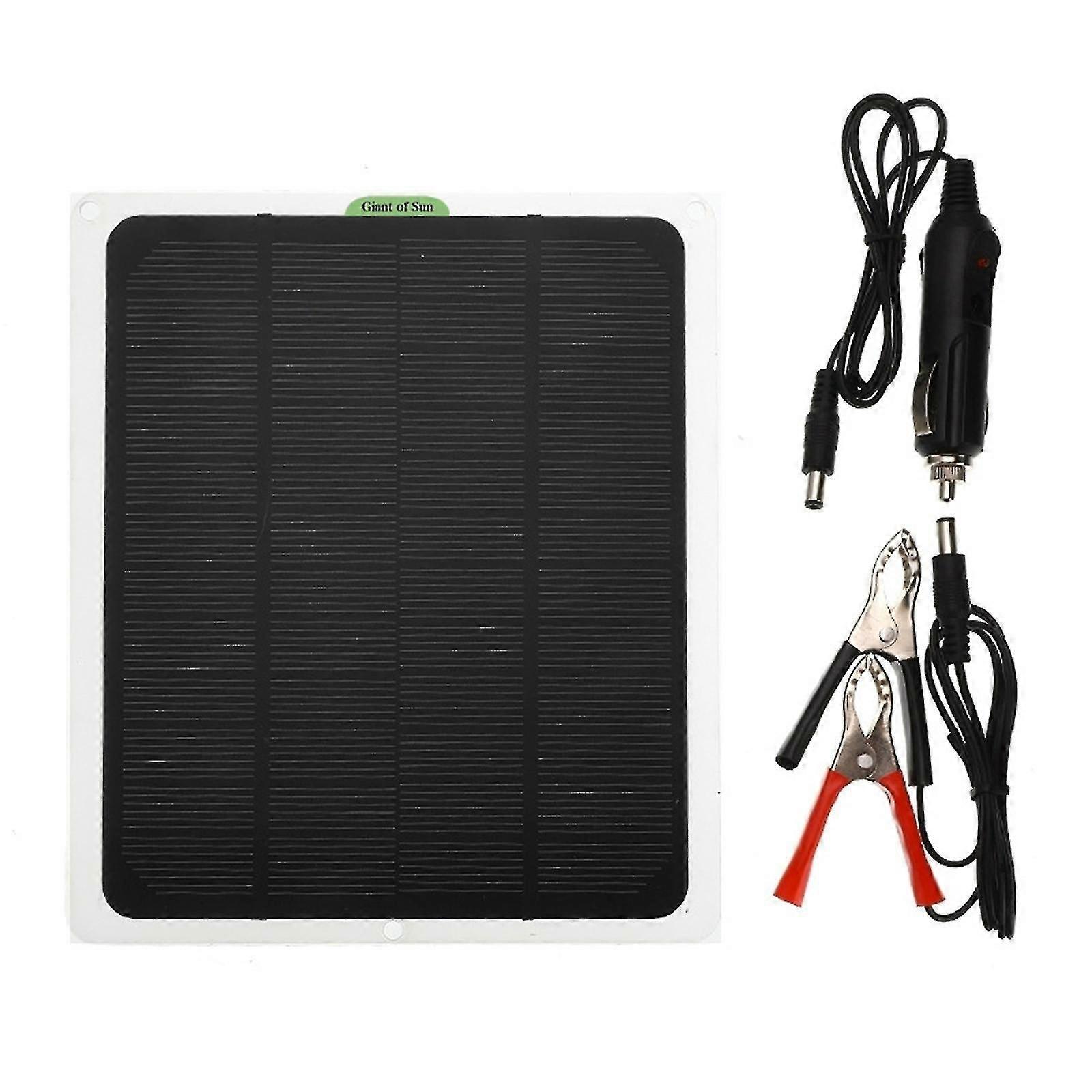 22w Güneş Paneli 12v Damlama Şarj Cihazı Akü Şarj Kiti Bakım Teknesi Rv Araba