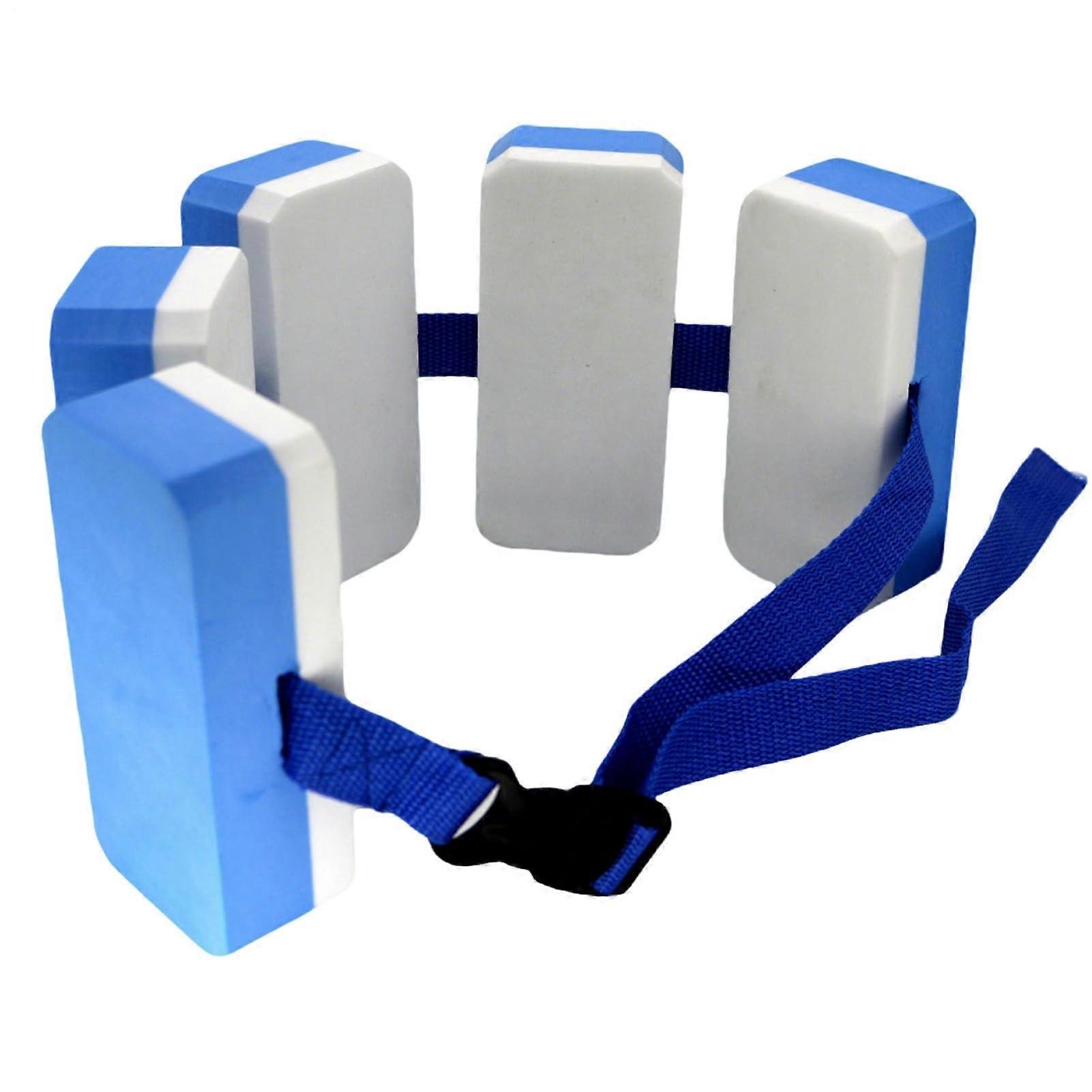 Kids Swim Belt Float Flotation Belt Swim Trainer for Children Ages 710 Boys and Girls Blue With Strap for Pool Lake Sea River Beach Vacation