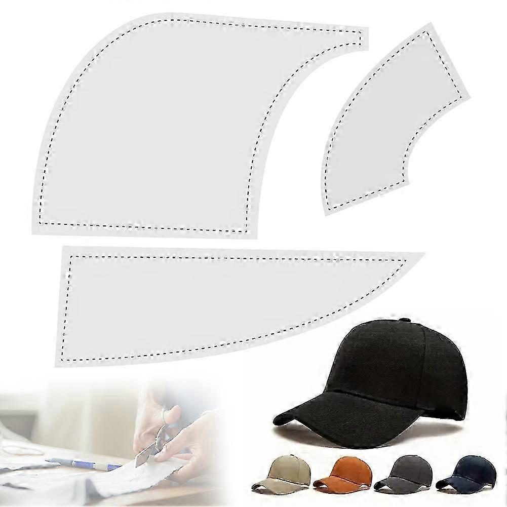 Quilting Template for Baseball Caps - Reusable Plastic Sewing Tool, DIY Hat Patterns for Beginners, Sewing Accessories