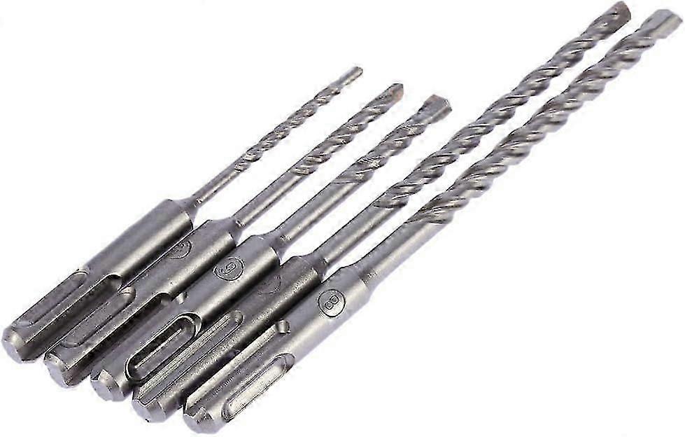 2 Pits 2 Slots Sds Shank Electric Hammer Drill Bit Set