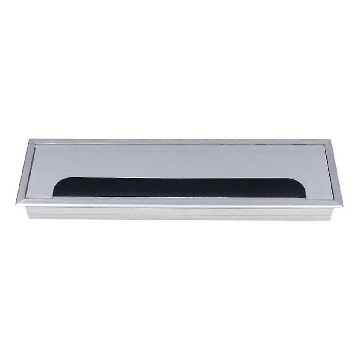 Aluminum Alloy Computer Desk Wire Hole Threading Hole Dustproof Home Improvement Hardware Fittings