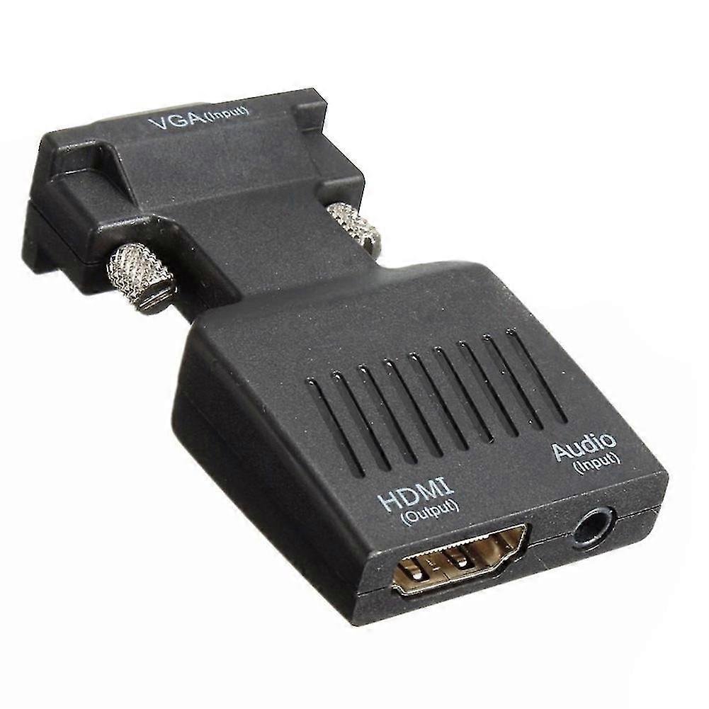 VGA to HDMI converter with USB audio support