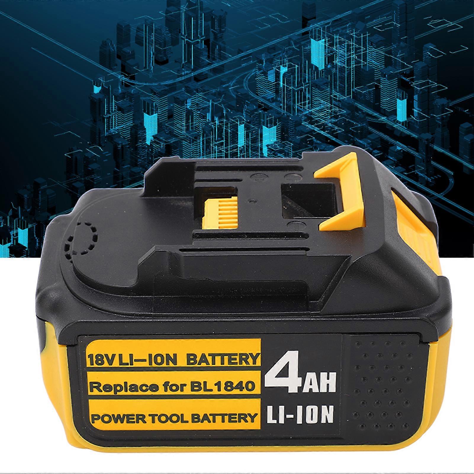 4000mAh 18V Cordless Tool Battery 18650 ABS PC Shell