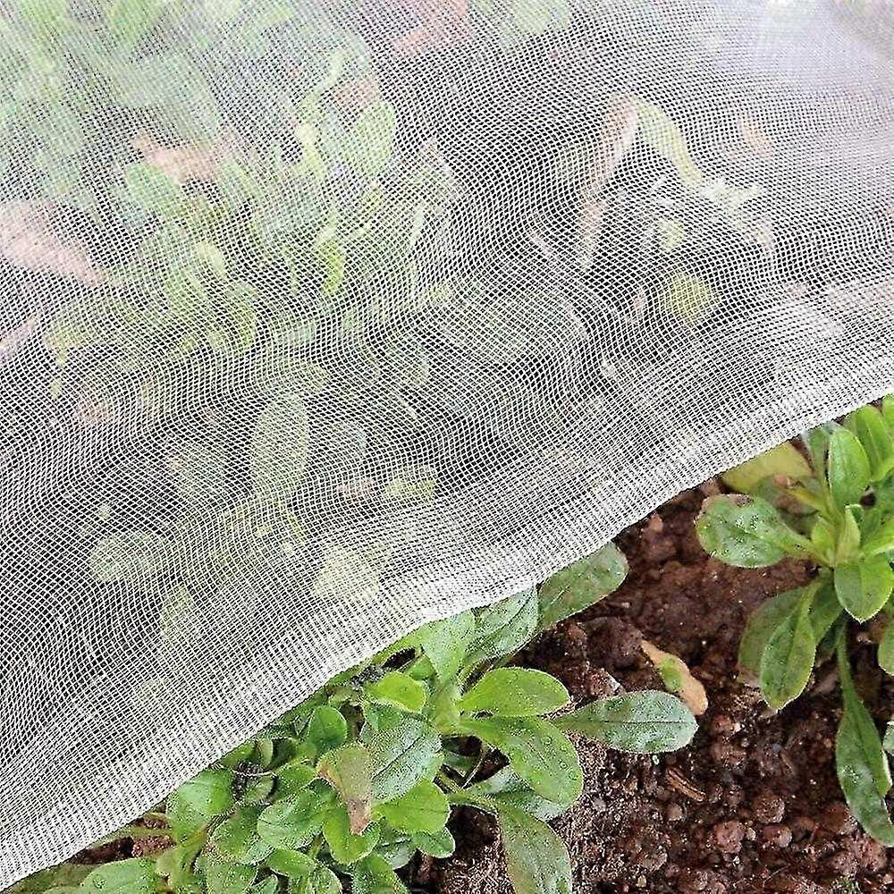 Garden Netting Pest Barrier: 10'x30' Fine Bug Netting for Garden Protection Row