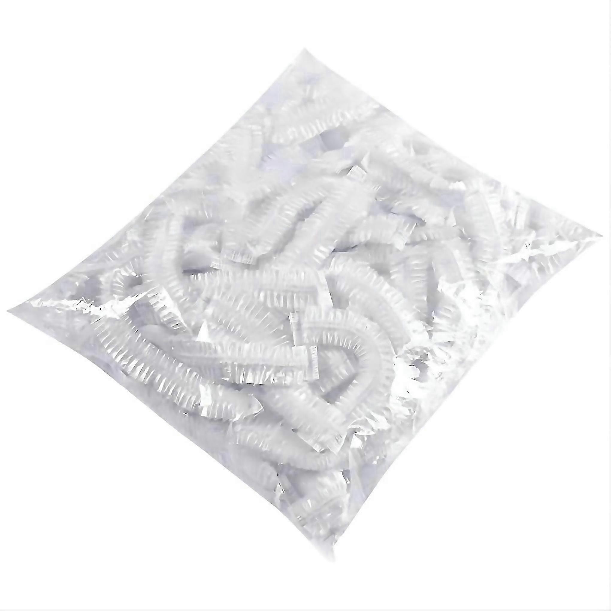 For 100 Pieces Of Plastic Wrap Bowl Lids With Elastic Plastic Stretchable Food
