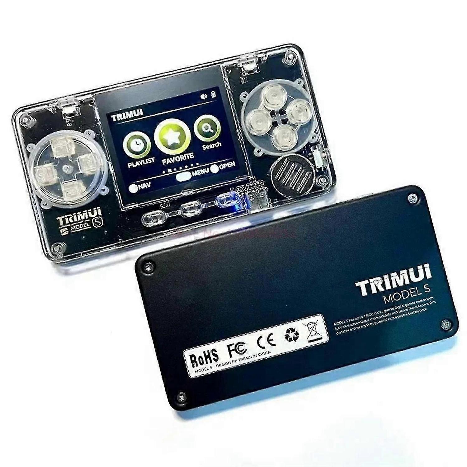 Trimui Model S Handheld Game Machine 2 Inch Ips Screen (dark gray)